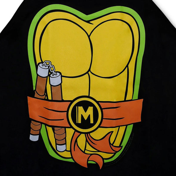 Delantal divertido Tortuga ninja Michelangelo Miguel Ángel