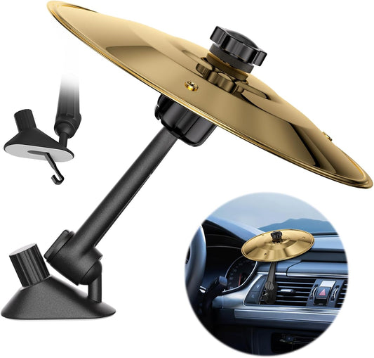 Adorno entretenido para auto mini platillo Crash de batería