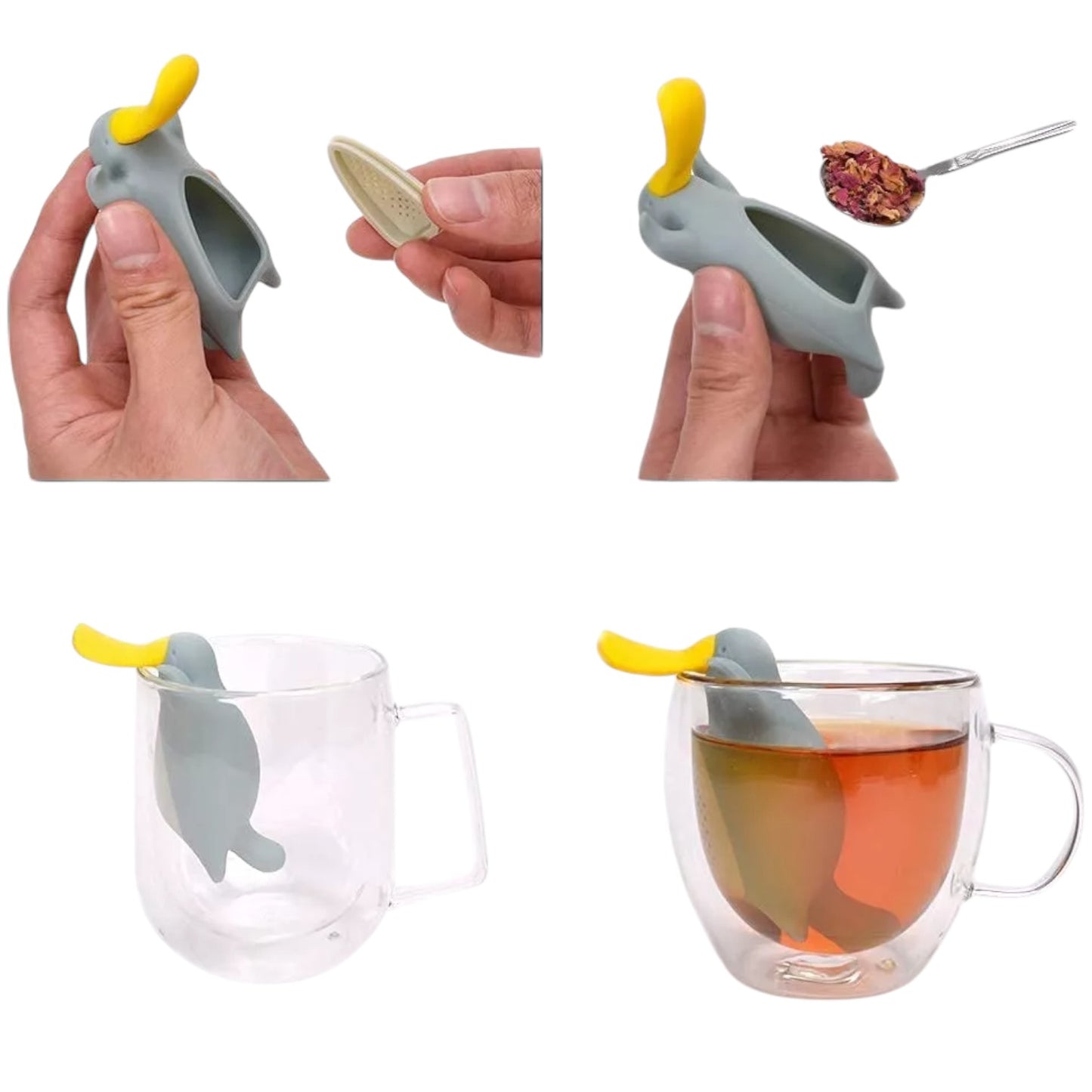 Infusor de té o Hierba Entretenido Ornitorrinco