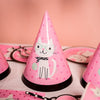 Set Cumpleaños gato Kitty Cat diva Purrfect Cotillón 6 uni