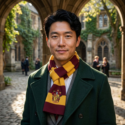 Bufanda Harry Potter Casa Gryffindor clásica estoykuku