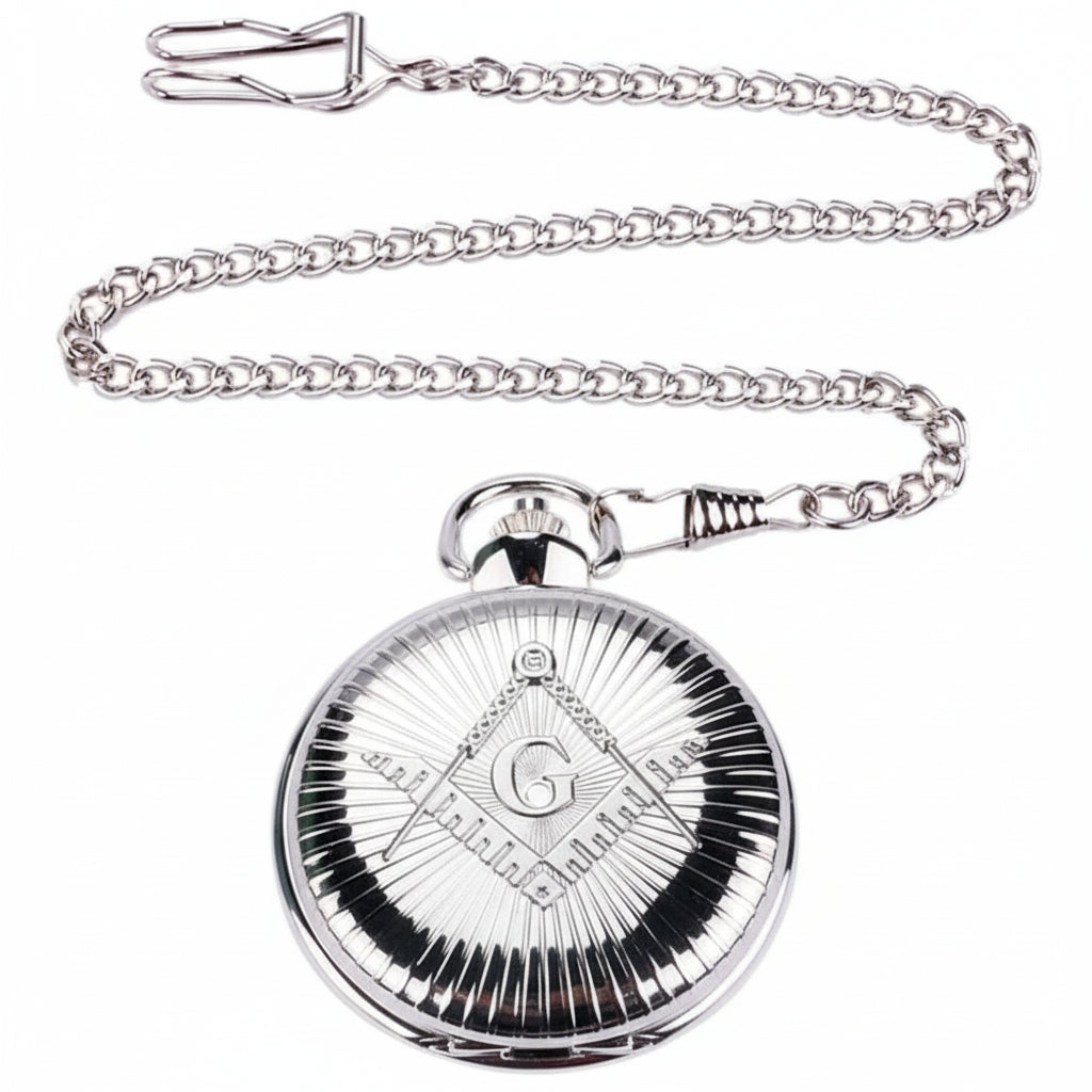 Reloj De Bolsillo Retro Masónico Caballeros Templarios