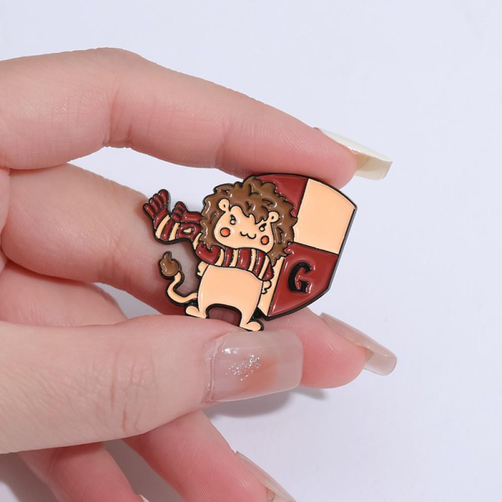 Set de Pines Harry Potter  insignia animalitos kawaii