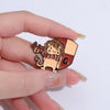 Set de Pines Harry Potter  insignia animalitos kawaii