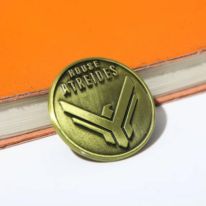 Pin broche metálico de Dune 'Casa Atreides'