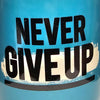 Tazón Jumbo cerámica  "Never Give Up" extragrande 900 ml