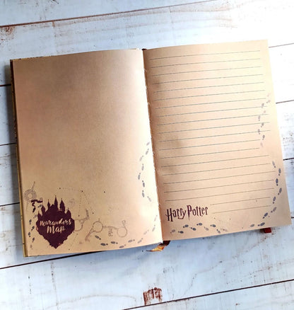 Libreta Agenda Harry Potter mapa (the Marauders Map)