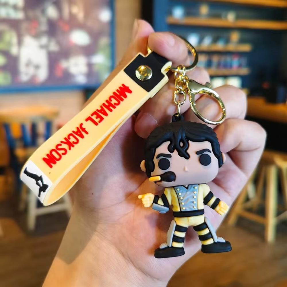 Llavero 3D Silicona Cantante Michael Jackson