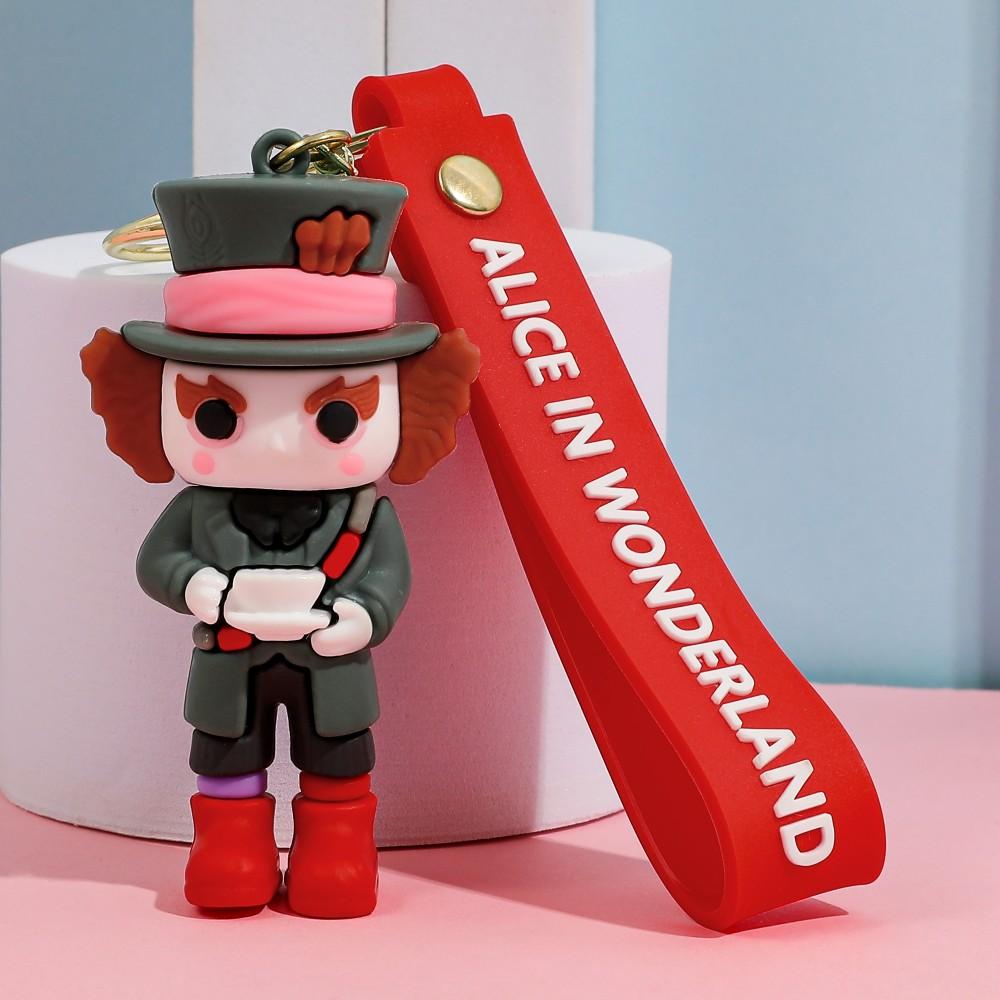 Llavero Xl Silicona Sombrerero loco Alicia en el pais