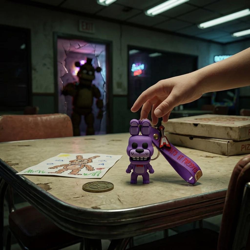 Llavero 3D silicona personajes FNAF Freddy's