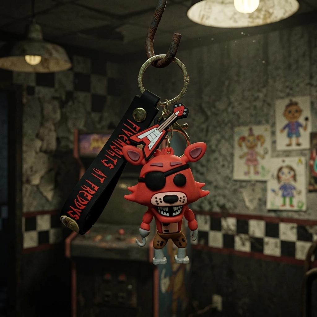 Llavero 3D silicona personajes FNAF Freddy's