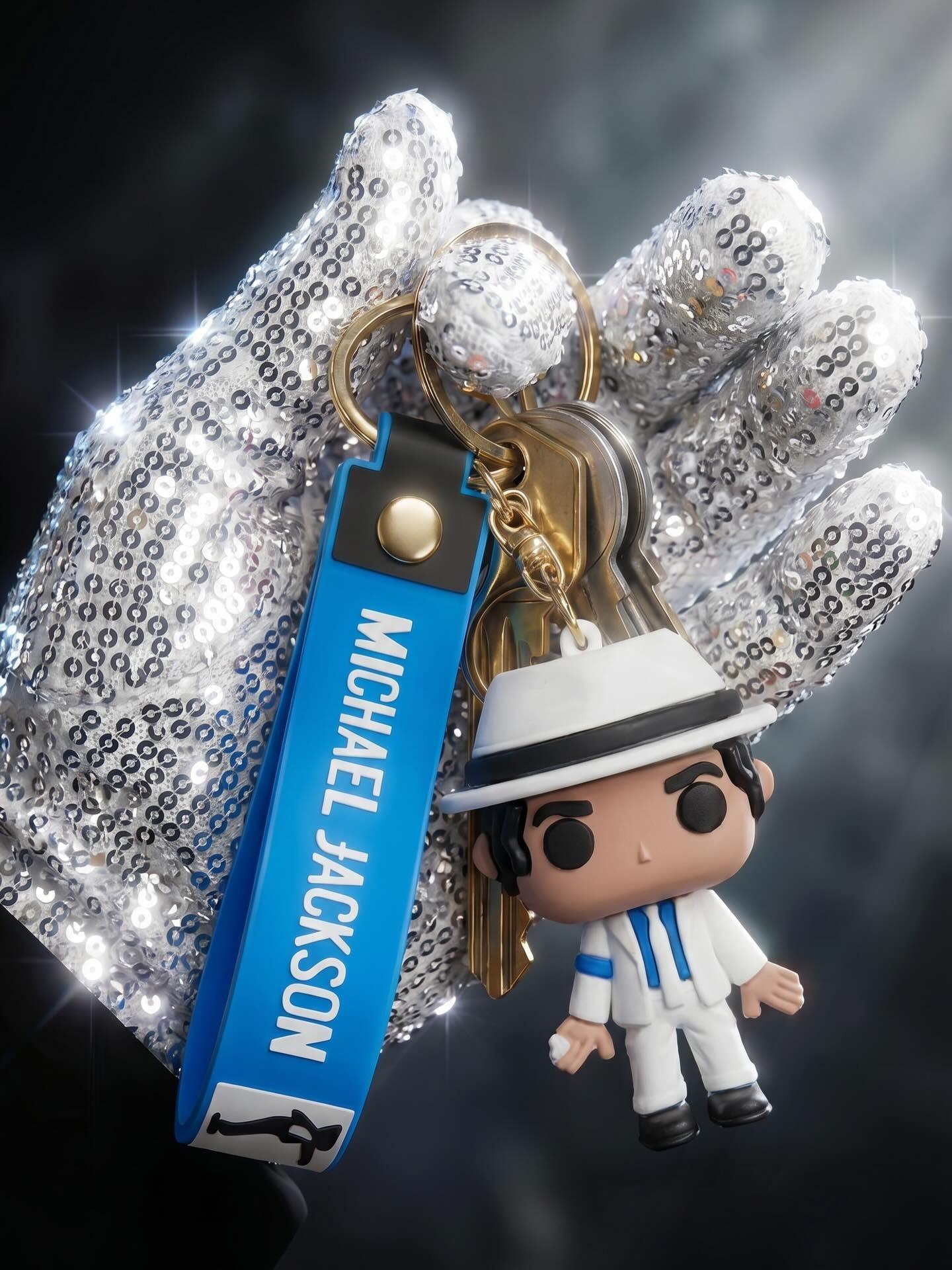Llavero 3D Silicona Cantante Michael Jackson