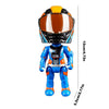 Adorno Figura motociclista casco deformación
