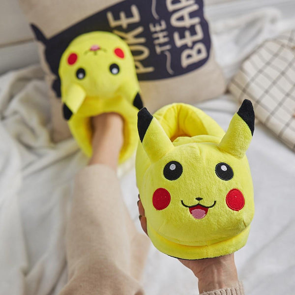 Pantuflas 3D Suaves Pikachu Pokemon