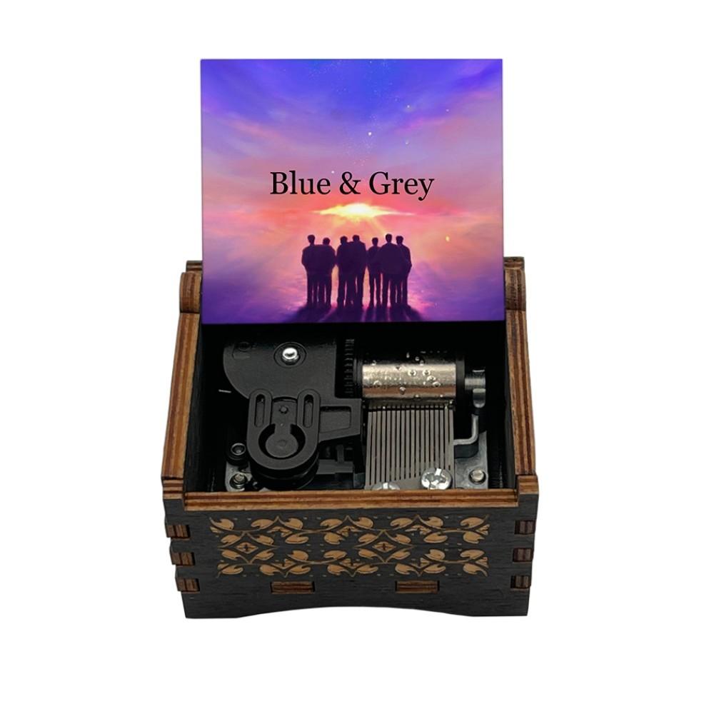 Caja Musical BTS Blue and Grey