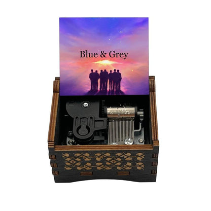 Caja Musical BTS Blue and Grey