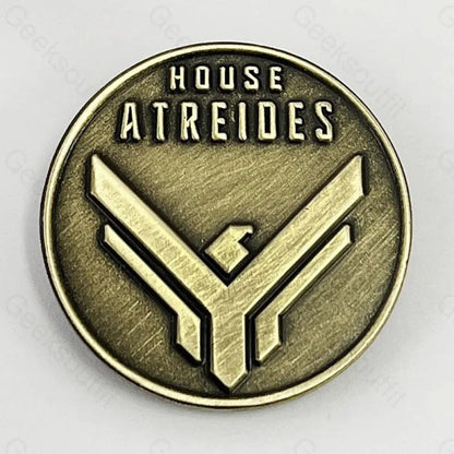 Pin broche metálico de Dune 'Casa Atreides'