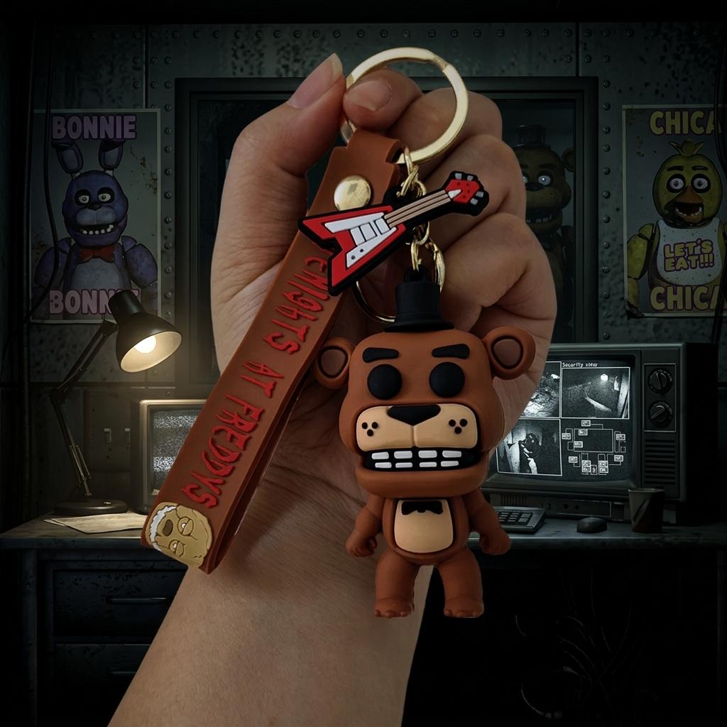 Llavero 3D silicona personajes FNAF Freddy's