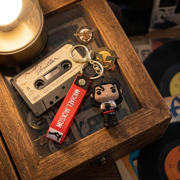 Llavero 3D Silicona Cantante Michael Jackson