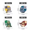 Set de Pines Harry Potter  insignia animalitos kawaii