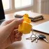 Llavero Antiestrés Con Sonido Led Duck Fidget Toy Patito