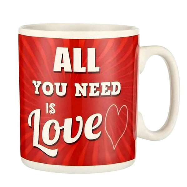 Tazón cerámica  gigante JUMBO "All you need is love"900 ml