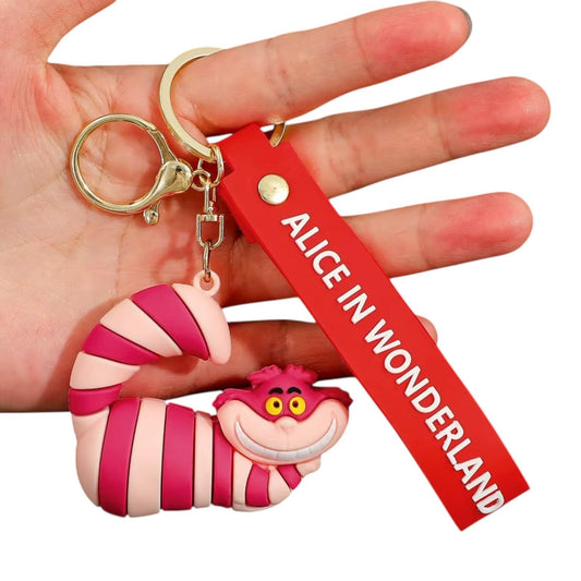 Llavero XL silicona Gato de Cheshire Alicia en el pais