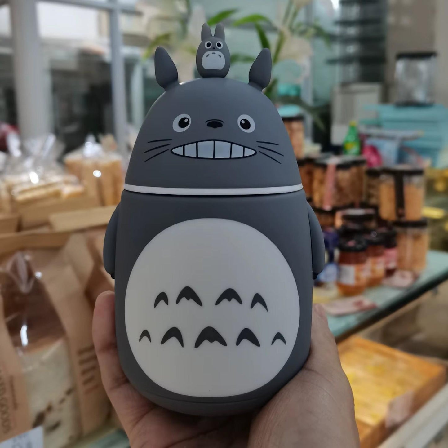 Termo vidrioen forma de Totoro  "Mi Vecino Totoro "