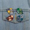 Set de Pines Harry Potter  insignia animalitos kawaii