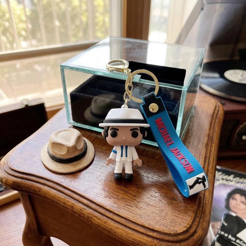 Llavero 3D Silicona Cantante Michael Jackson