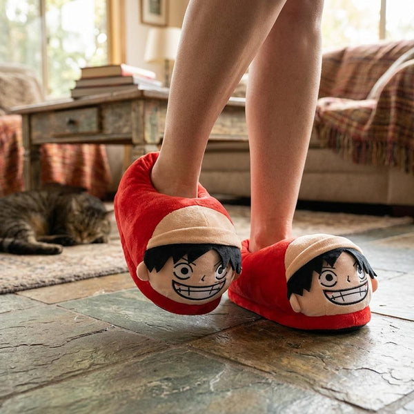 Pantuflas 3D de Monkey D. Luffy One Piece