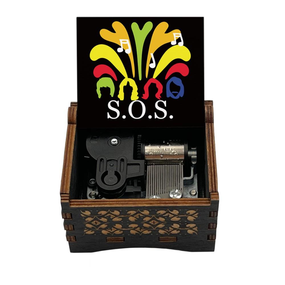 Caja Musical Madera S O S Abba
