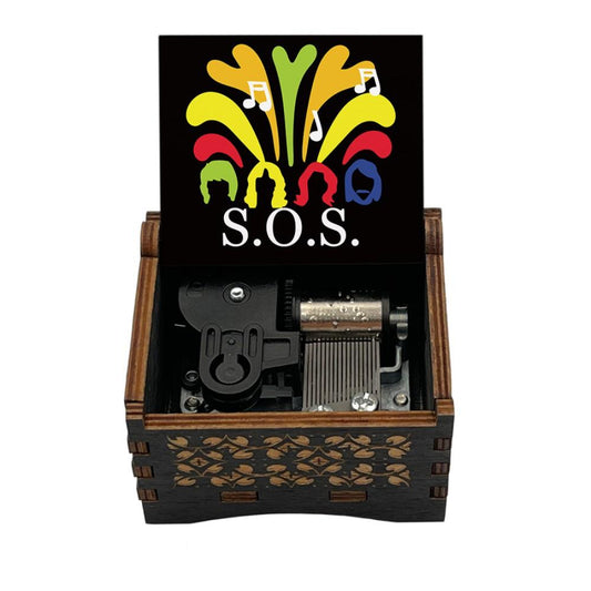 Caja Musical Madera S O S Abba