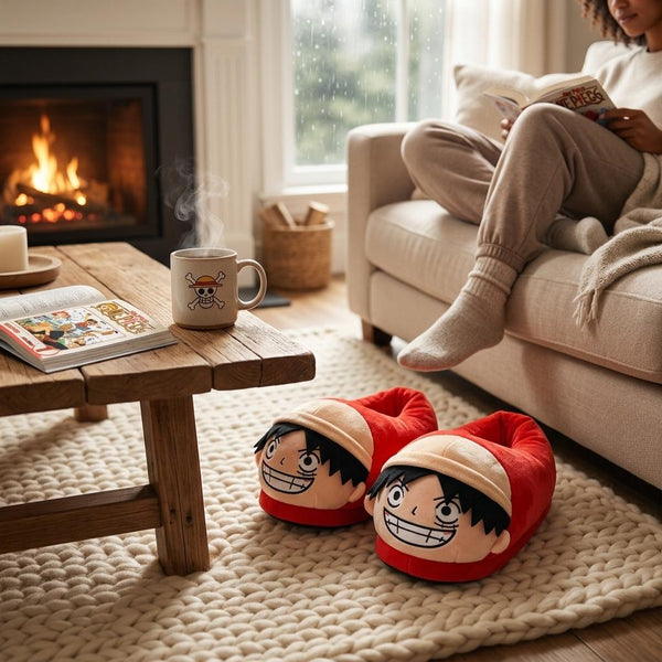 Pantuflas 3D de Monkey D. Luffy One Piece