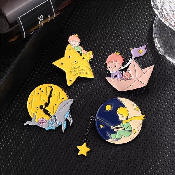 Pack de pines o  broches el principito le petit prince