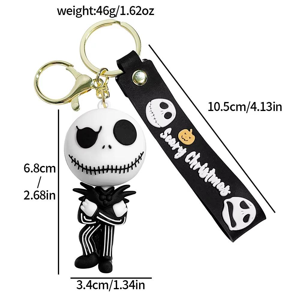 Llavero Xl 3D Silicona Jack skellington
