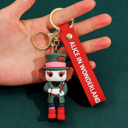 Llavero Xl Silicona Sombrerero loco Alicia en el pais