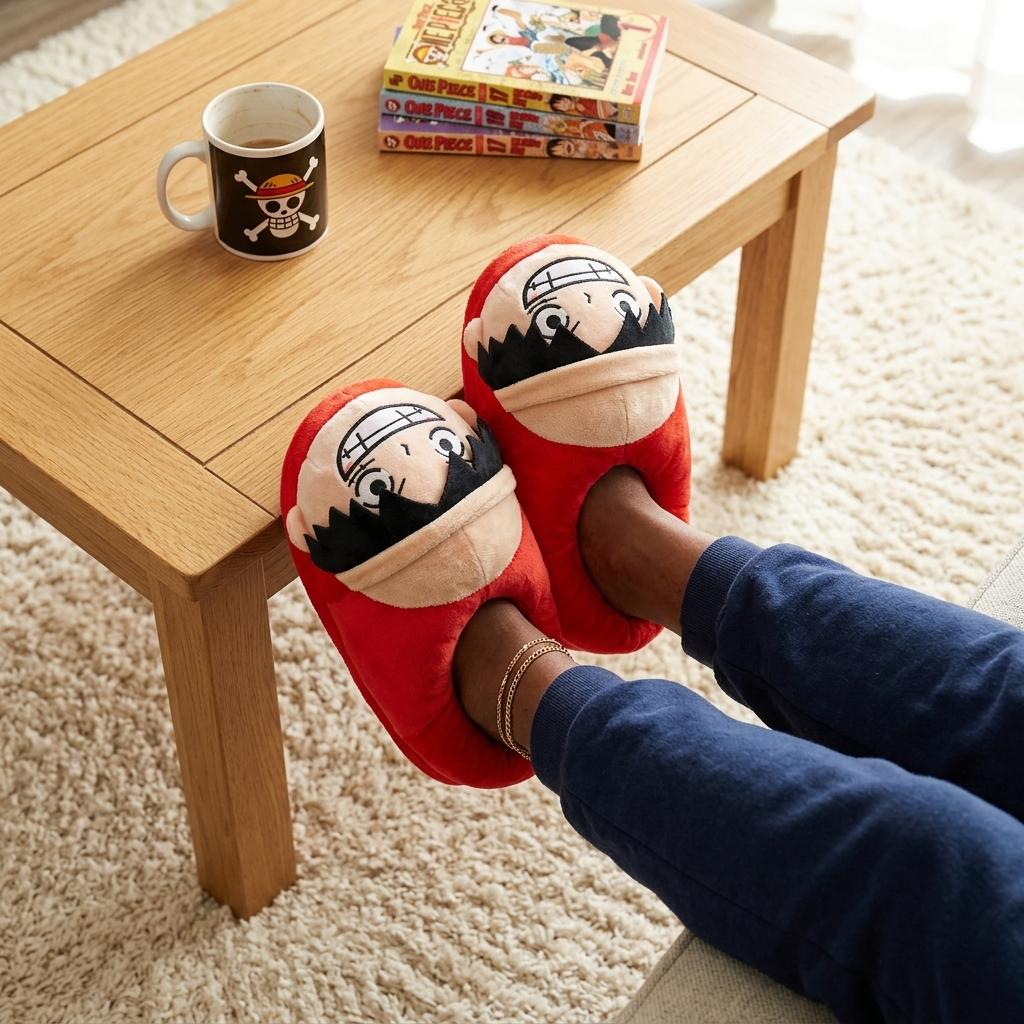 Pantuflas 3D de Monkey D. Luffy One Piece
