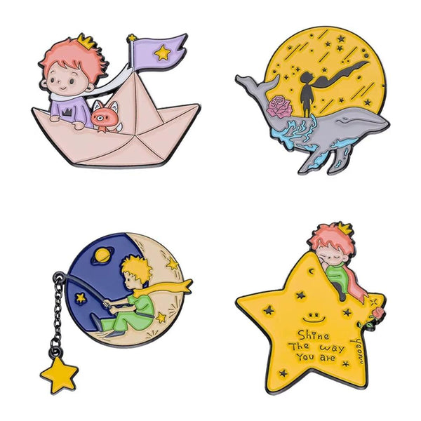 Pack de pines o  broches el principito le petit prince