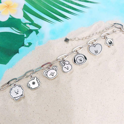 Pulsera dijes coreana grupo de Kpop