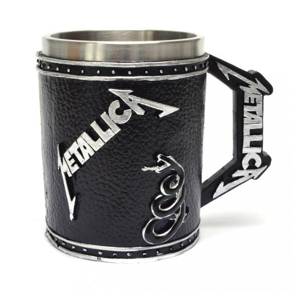 Tazón Taza 3d Resina Rock Metallica