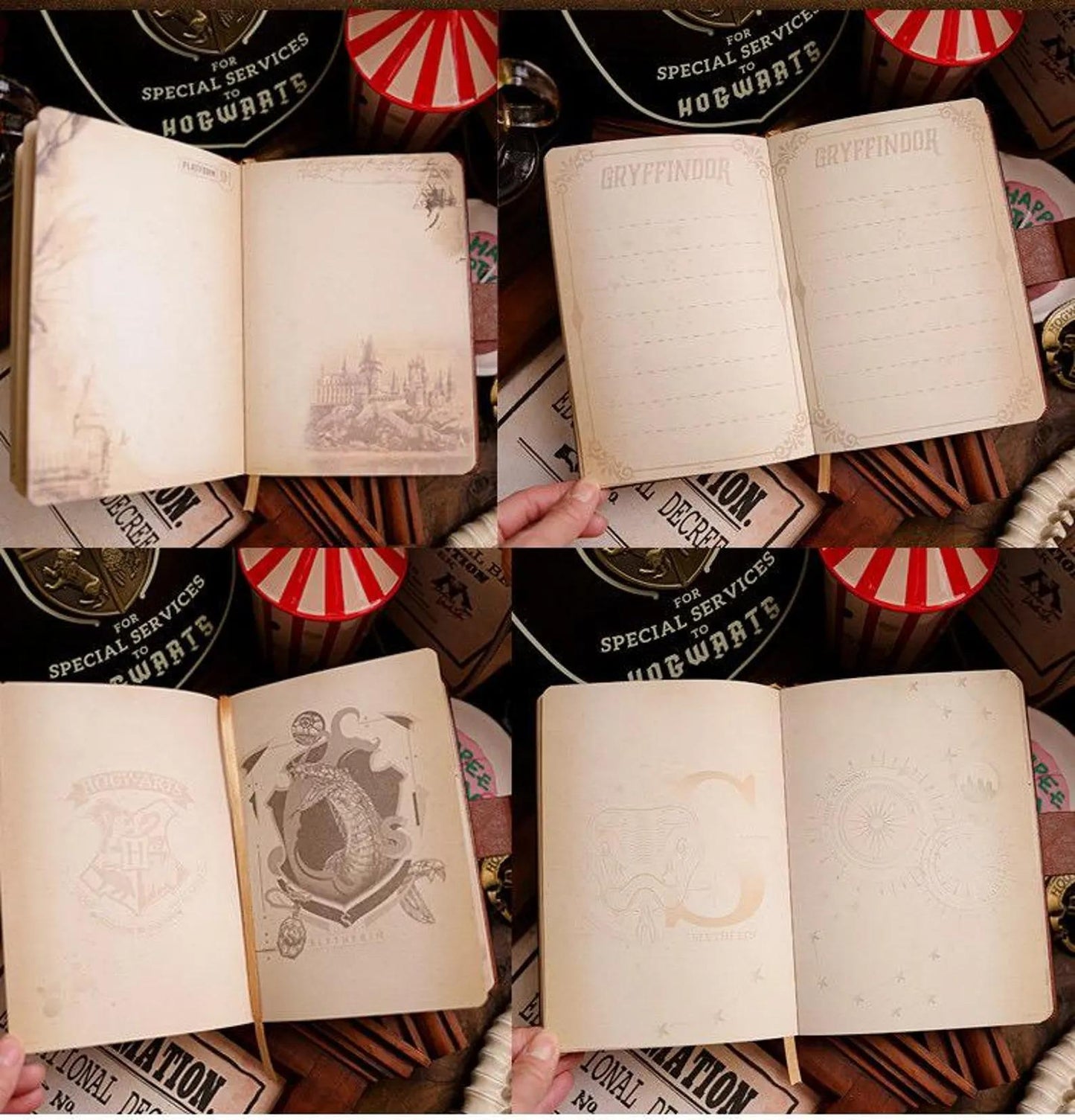 Agenda Libreta Planner delux Harry Potter Hogwarts