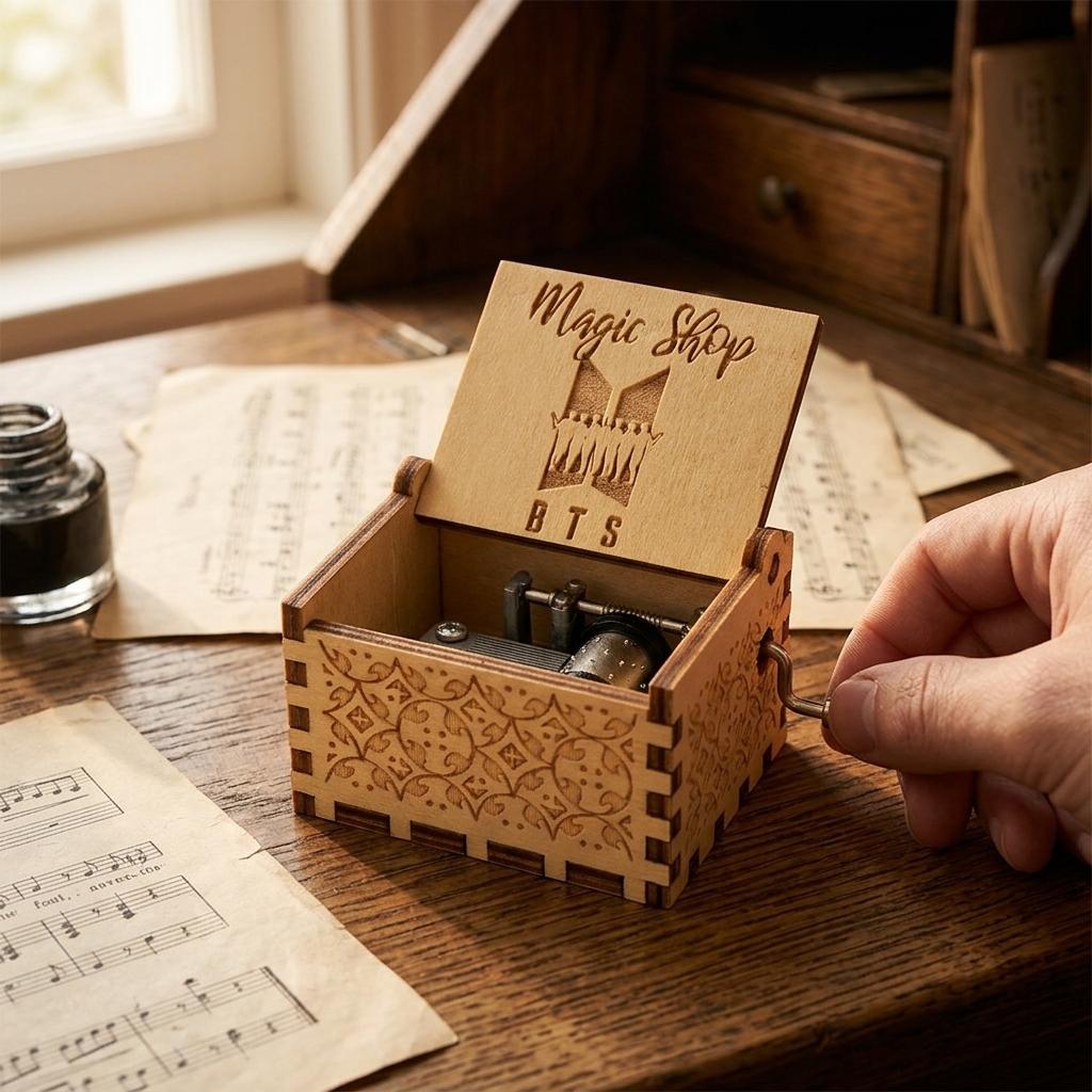 Caja musical BTS Magic Shop