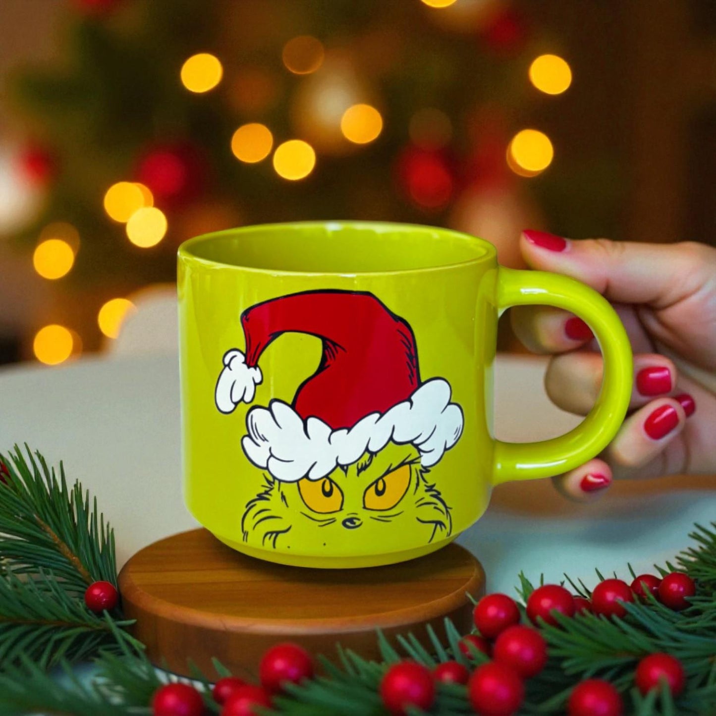 Tazón taza café El Grinch odia la navidad