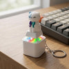 Llavero Antiestrés Sonido Led Gato Neko