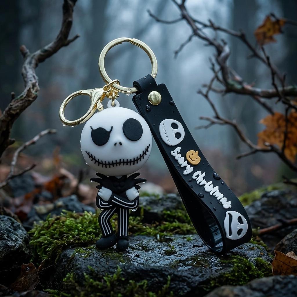 Llavero Xl 3D Silicona Jack skellington