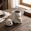 Taza de cerámica 3D de fantasma espeluznante