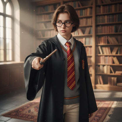 Set  Disfraz cosplay  Harry Potter Corbata, Varita, Lentes