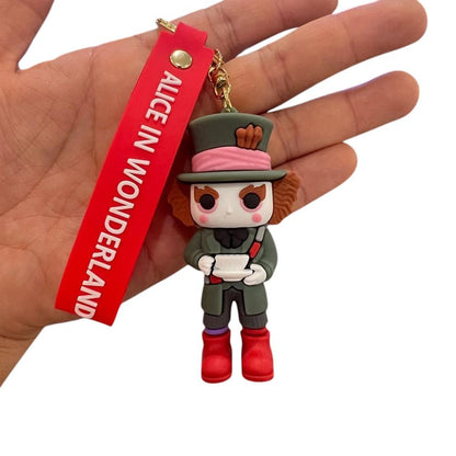 Llavero Xl Silicona Sombrerero loco Alicia en el pais