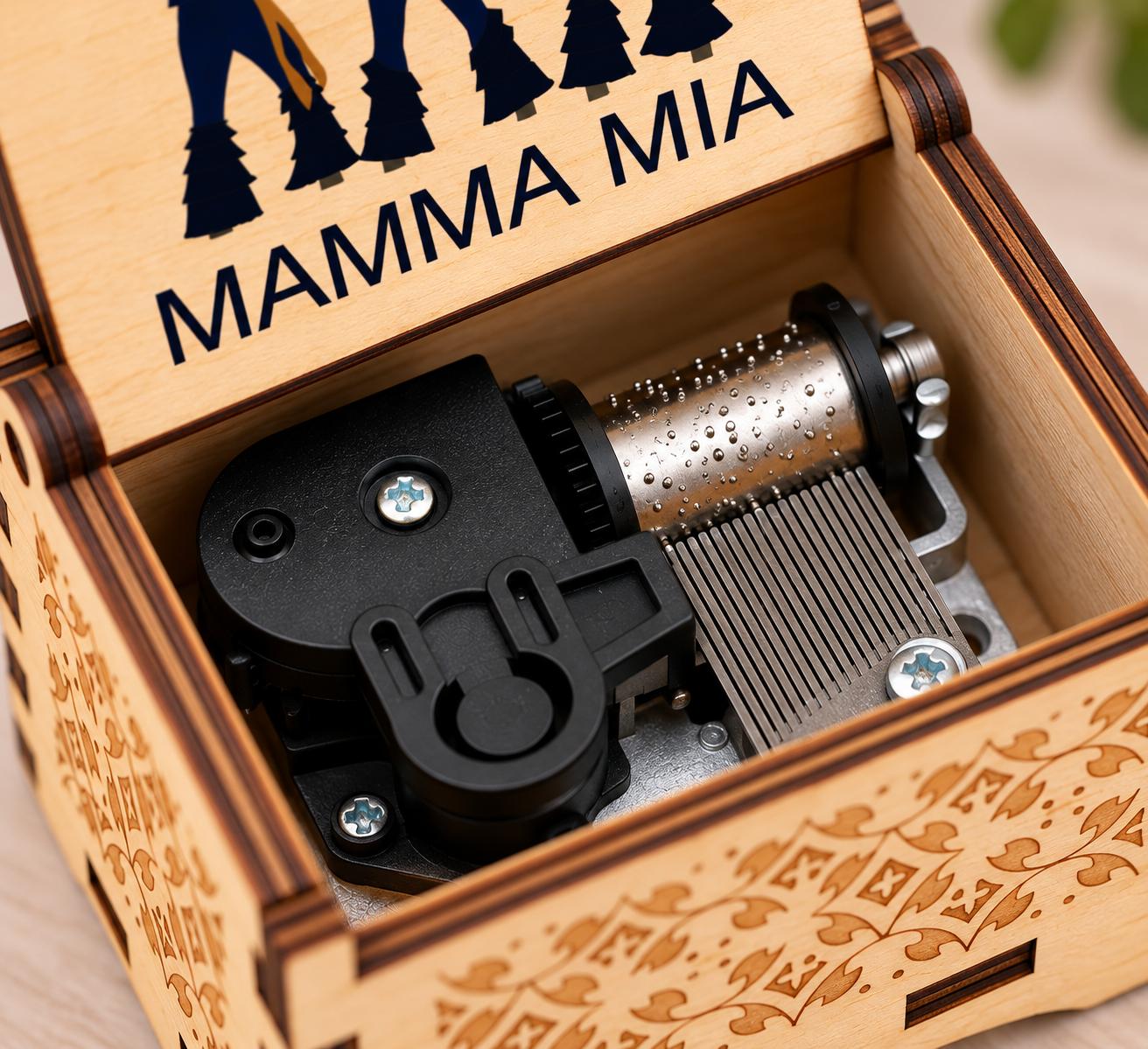 Caja Musical  Mamma Mia Canción de ABBA